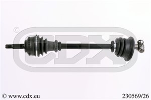 Drivaxel, framaxel höger, framaxel vänster, RENAULT CLIO II, CLIO Skåp/halvkombi II, KANGOO, KANGOO Express, 7711135246, 8200231680, 820