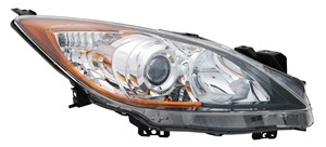 Strålkastare, Höger, MAZDA 3, 3 Sedan, BBP2510L0G, BBP2-51-0L0G, BBP2510L0J, BBP2-51-0L0J, BBP2510L0K, BBP2-51-0L0K, BBP2510L0L, BBP2-51