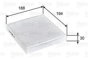 Kupefilter, ABARTH 500 / 595 / 695, 500C / 595C / 695C, FIAT 500, 500 C, PANDA, PANDA VAN, LANCIA YPSILON, 51854923, 52126547