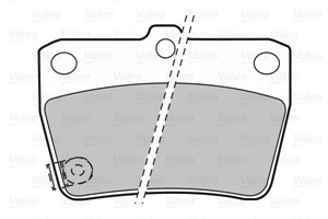 Bromsbeläggsats, Bakaxel, TOYOTA RAV 4 I, RAV 4 II, 04466-42010, 04466-42020, 04466-42030, 446642010, 446642020, 446642030