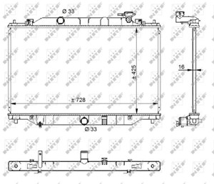 Kylare, motorkylning, MAZDA CX-5, CX-5 Van, PE0115200, PE0115200A, PE0115200B