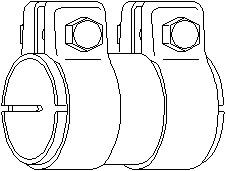 Röranslutning, avgassystem, AUDI,SEAT,SKODA,VW, 1K0 253 141M, 893 253 139A