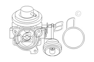 EGR-Ventil, AUDI,SEAT,SKODA,VW, 038 131 501A, 038 131 501E, 045 131 501C, 045 131 501L, 7678636