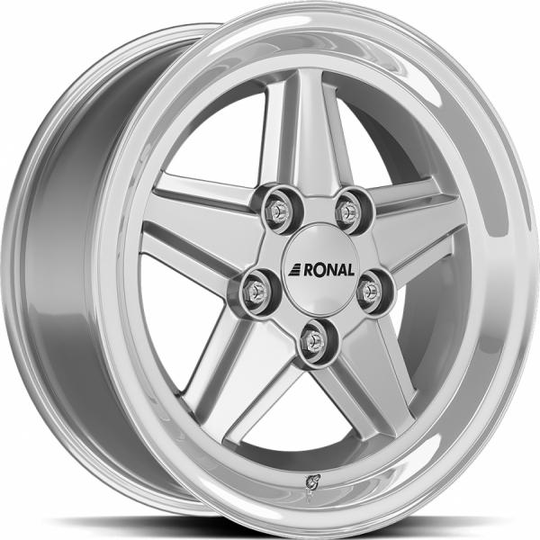 Ronal R9 Silver Rim Lip Cut 7/15 5/112 ET23 B66.6
