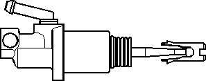 Huvudcylinder, koppling, SEAT TOLEDO I, VW PASSAT B3/B4, PASSAT B3/B4 Variant, 3A1 721 388