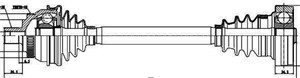 Drivaxel, Fram, höger eller vänster, framaxel höger, framaxel vänster, FORD GALAXY I, GALAXY MK VAN I, VW SHARAN, SHARAN VAN, 1097319, 1