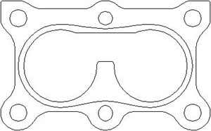Packning, avgasrör, Fram, AUDI,SEAT,SKODA,VW, 1J0 253 115H
