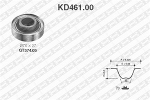 Kamremskit, HONDA ACCORD III, ACCORD V, ACCORD VI, ACCORD Hatchback VI, PRELUDE III, PRELUDE IV, ROVER 600 I, 13404-PT0-003, 13404-PT0-0