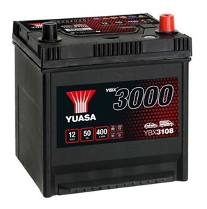 Yuasa Batteri 12V 50Ah 400A, DAEWOO,HYUNDAI,KIA,MAZDA,NISSAN,TOYOTA, 01579A105K, 371101J450, CMF45L, CMF45L-BCI, E3710050C0, E534185209