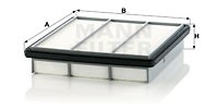 Luftfilter, MITSUBISHI PAJERO II, PAJERO Canvas Top II, MD 620823, MD 620837, MR571473, XR 571473