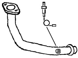 Avgasrör, Fram, TOYOTA COROLLA, COROLLA Compact, COROLLA Kombi, COROLLA Liftback, 17410-0D020, 17410-22140