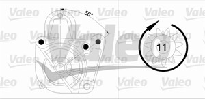 Startmotor, NISSAN,OPEL,RENAULT,VAUXHALL,VOLVO, 1202205, 3110067J00, 31100-67J00, 4411195, 4414332, 7700113622, 7700115479, 7711134802,