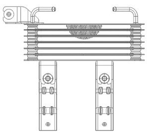 Oljekylare, motor