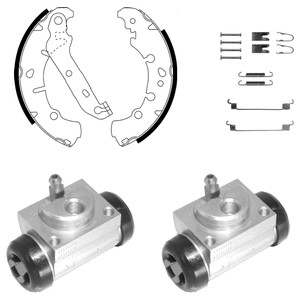 Bromsbackar, sats, Bakaxel, FORD KA, PUMA