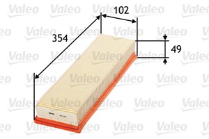 Luftfilter, CITROËN C4 I, C4 Coupé, PEUGEOT 206 Halvkombi, 206 Sedan, 206 SW, 206+, 307, 307 Break, 307 SW, 1444CQ, 1444-CQ, 1444FC, 144