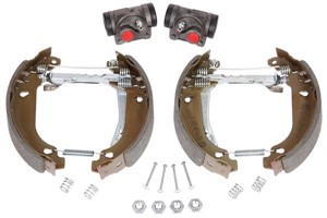 Bromsbackar, sats, Bakaxel, RENAULT 21, 21 Sedan, 7701203542, 7701203543, 7701205100