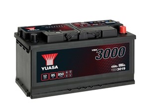 Yuasa Batteri 12V 95Ah 850A, passar många modeller, 000915105AH, 000915105DK, 11308464, 11866810DE, 1201308, 15410201, 15413701, 154140