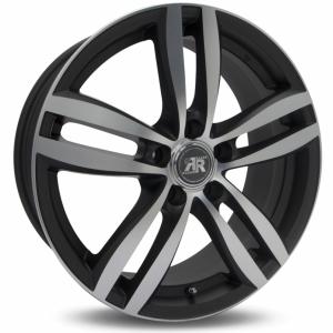 Racer Target Black Machined Face 6x15 4/100 ET36 B60.1
