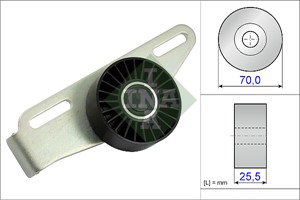 Spännrulle, flerspårsrem, DACIA,LADA,RENAULT, 11 75 057 77R, 117505777R, 82 00 849 831, 8200849831