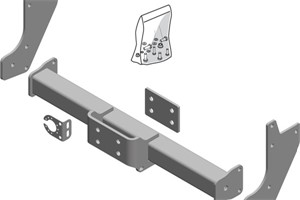 Dragkrok, Avtagbar, FORD TRANSIT Flak/chassi, TRANSIT V363 Flak/chassi