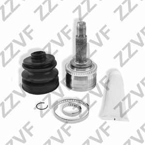 Drivknut, Framaxel, På hjulsidan, KIA RIO II, RIO III, RIO IV, RIO Sedan II, RIO Sedan III, ­49500-1W200, ­49501-1W200, 49580-1W200, 495
