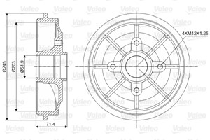 Bromstrumma, Bakaxel, CITROËN C2, C2 ENTERPRISE, C3 I, C3 II, C3 Pluriel, PEUGEOT 1007, 424746, 4247-46, 424749, 4247-49