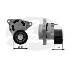 Spännrulle, flerspårsrem, NISSAN,OPEL,RENAULT,VAUXHALL, 11955-00Q0A, 11955-00Q0C, 11955-00Q0E, 11955-00QAA, 11955-00QAD, 11955-00QAE, 44