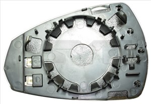 Spegelglas, yttre spegel, Höger, AUDI A3, A3 Limousine, A3 Sportback, 8V0857536D