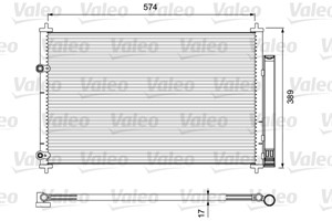 Kondensor, klimatanläggning, TOYOTA AURIS, AURIS Kombi, AVENSIS Kombi, AVENSIS Sedan, COROLLA Sedan, VERSO, 8845002280, 88450-02280, 884