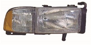 Strålkastare, Vänster, DODGE RAM 1500 Extended Cab Pickup, RAM 1500 Pick-up, RAM 2500 Pick-up, RAM 3500 Pick-up, 55054539