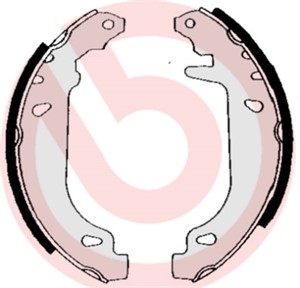 Bromsbackar, sats, Bakaxel, RENAULT, 77012002474, 7701202345, 7701202474, 7701202542, 7701202661, 7701202664, 7701202820, 7701203450, 77