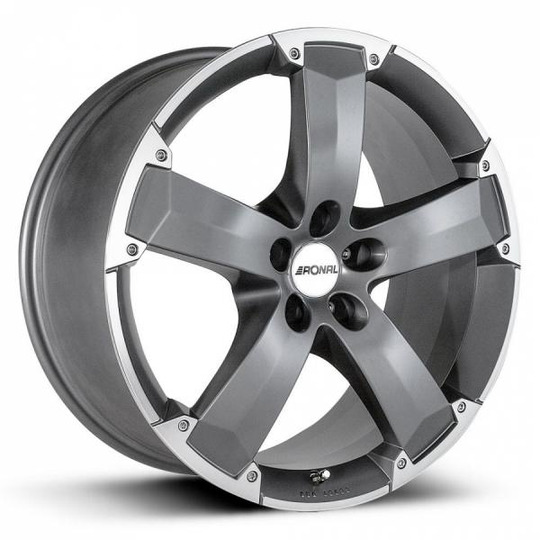 Ronal R47 Titanium Rim Lip Cut 8/18 5/108 ET42 B76