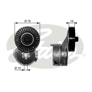 Spännrulle, flerspårsrem, RENAULT CLIO II, KANGOO, KANGOO Express, 7700870495