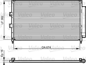 Kondensor, klimatanläggning, HONDA CIVIC Hatchback VIII, CIVIC Sedan VIII, 80110SNBA41, 80110-SNB-A41