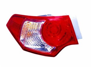 Baklykta, Vänster, HONDA ACCORD VIII, 33550TL0G01, 33550-TL0-G01, 33550-TL0-G11, 33550-TP5-H01