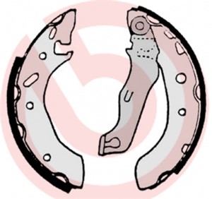 Bromsbackar, sats, FORD FIESTA IV, FIESTA Skåp/stor limousine, KA, KA Van, PUMA, MAZDA 121 III, 1005960, 1005970, 1059500, 1101838, 1104