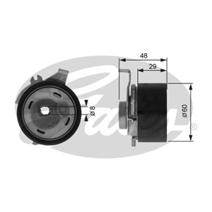 Spännrulle, kamrem, FORD MAVERICK, FORD USA ESCAPE, MAZDA TRIBUTE, 1104003, 978M6K254AD, YF09-12-700