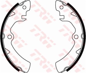 Bromsbackar, sats, SUZUKI CARRY Buss, CARRY Flak/chassi, CARRY Skåp, SJ410, SJ410 Cabrio, SJ413, SUPER CARRY Skåp, 52200-70820, 52200-80