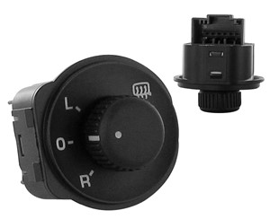 Strömställare, spegelinställning, SKODA OCTAVIA II, OCTAVIA Combi II, 1Z1 959 565 3X1, 1Z1 959 565 3X1, 1Z1 959 565 A 3X1, 1Z1 959 565