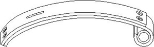 Spännskena, styrkedja, FORD,VW, 021 109 509A, 1 669 848, 95VW6L266CA
