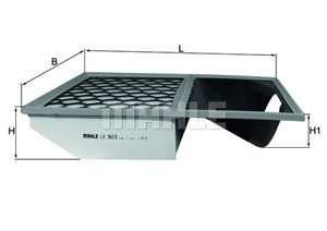 Luftfilter, IVECO, 5801317097