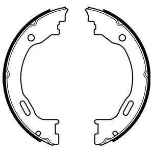 Bromsbackar, sats, Bakaxel, CHRYSLER 300C, 300C Touring, PACIFICA, LANCIA THEMA, 05137624AA, 68020626AA, 68020626AB, 68020626AC, K051376