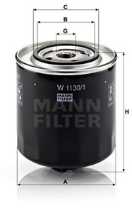 Oljefilter, ALFA ROMEO,FIAT,IVECO,MORRIS,RENAULT,RENAULT TRUCKS,SEAT, 000 443 4825, 0441.554.0, 190 1606, 4434825, 471 2132, 471 9150, 4