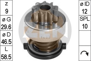 Frihjulsväxel, startmotor, BMW 5 [E34, E39], 5 Touring [E34, E39], 7 [E32, E38], 8 [E31]