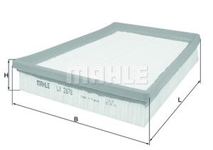 Luftfilter, Höger, BENTLEY CONTINENTAL Cabriolet, CONTINENTAL Coupé, FLYING SPUR, 3W0129320