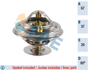 Termostat, kylvätska, AUDI,PORSCHE,SEAT,VW, 022 121 113, 077 121 113 C, 955 106 113 00