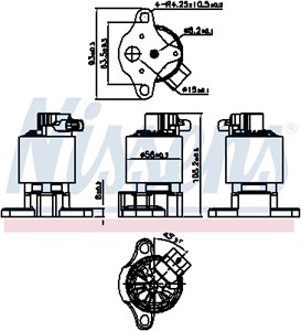 EGR-Ventil, CITROËN,FIAT,LANCIA,PEUGEOT, 1628JF, 9628355780
