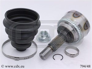 Drivknut, På hjulsidan, TOYOTA AVENSIS, AVENSIS Kombi, AVENSIS Sedan, 4347009N40