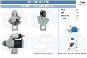 Startmotor, ALFA ROMEO 159, 159 Sportwagon, BRERA, SPIDER, FIAT CROMA, 55183906, M000T35471, M0T35471