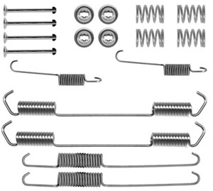 Tillbehörssats, bromsbackar, Bakaxel, ALFA ROMEO,CITROËN,FIAT,PEUGEOT, 0060689000, 4210689, 4308 41, 4308 42, 60689000, 7550689, 94 043